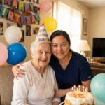 Newport Home Health Agency — caregiver and client